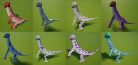 A couple of procedurally generated creatures.