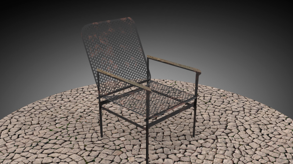 Italian low poly chair.